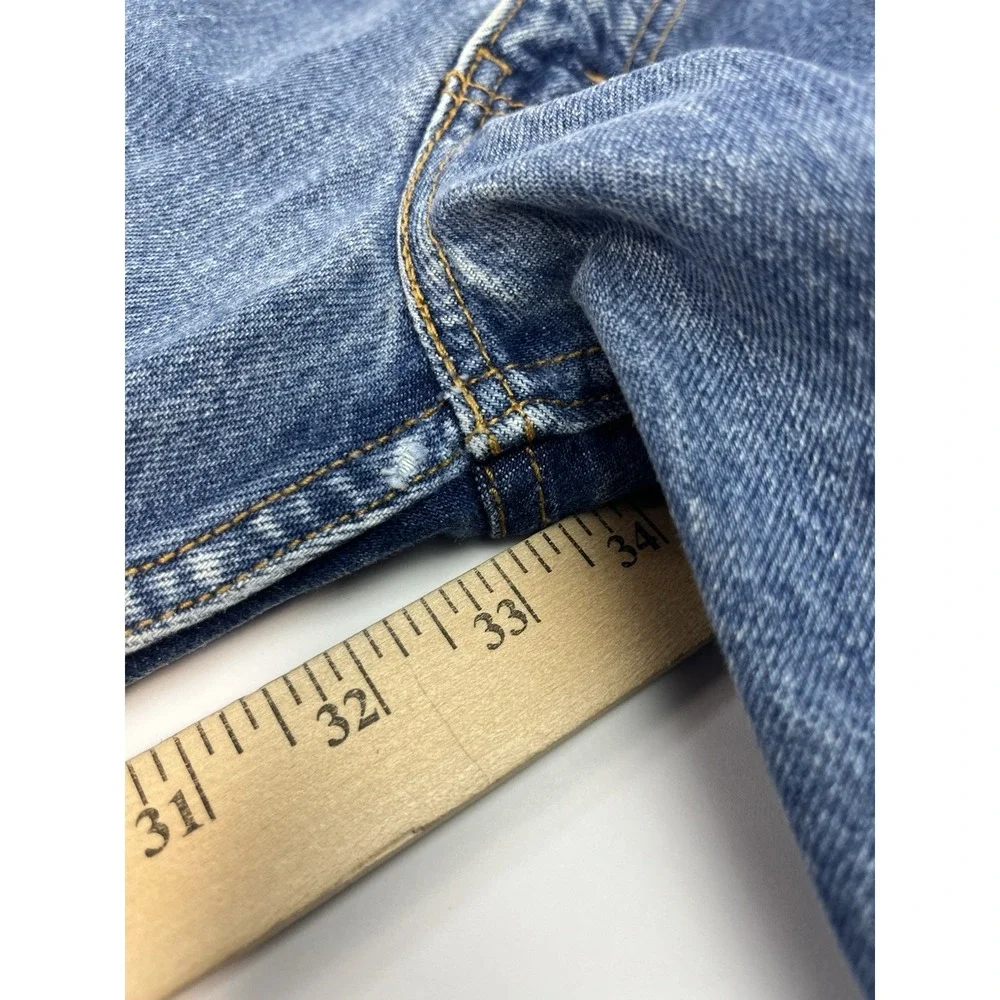 Vintage Levi's 505 Orange Tab Jeans Regular Fit Straight Leg Men's Size 34x34